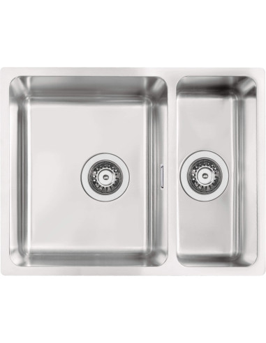 Deante Egeria Tērauda izlietne, 1,5 bļoda, zem stiprinājuma ZPE_050C