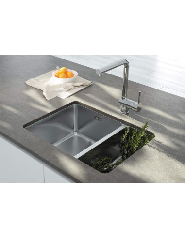 Deante Egeria Tērauda izlietne, 1,5 bļoda, zem stiprinājuma ZPE_050C