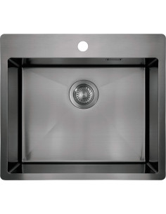 Deante Olfato Precious Steel izlietne, 1 bļoda ZPO_D10B
