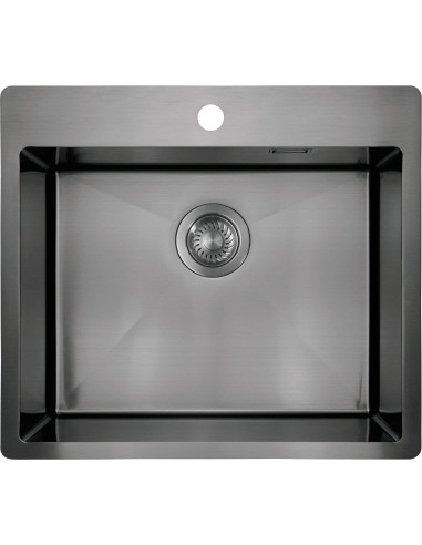 Deante Olfato Precious Steel izlietne, 1 bļoda ZPO_D10B