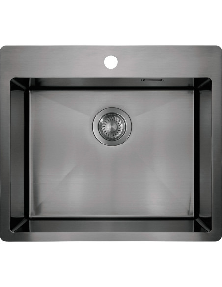 Deante Olfato Precious Steel izlietne, 1 bļoda ZPO_D10B