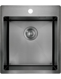 Deante Olfato Precious Steel izlietne, 1 bļoda ZPO_D10A