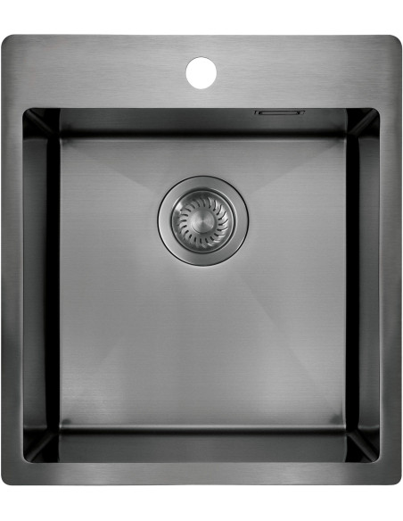 Deante Olfato Precious Steel izlietne, 1 bļoda ZPO_D10A