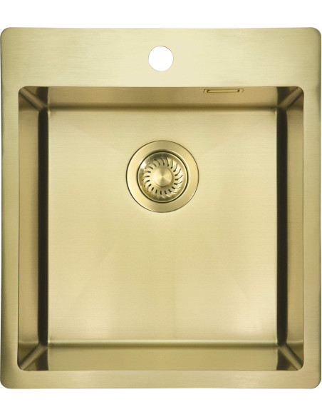 Deante Olfato Precious Steel izlietne, 1 bļoda ZPO_R10A