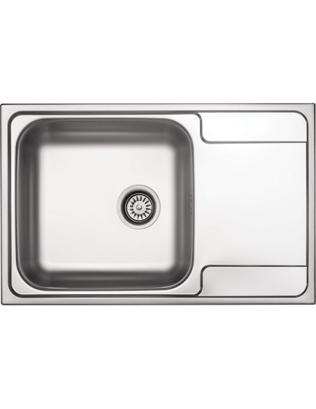 Deante Soul tērauda izlietne, 1 bļoda ar notecinājumu ZEO_011C Deante Soul tērauda izlietne, 1 bļoda ar notecinājumu ZEO_011C