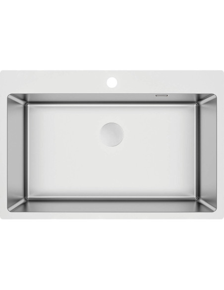 Deante Olfato tērauda izlietne, 1 bļoda ZPO_010C