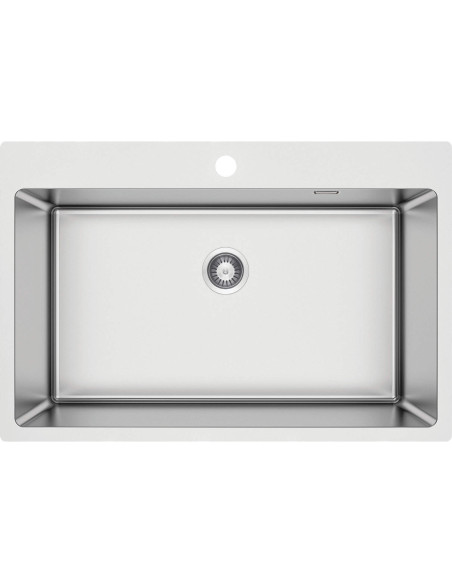 Deante Olfato tērauda izlietne, 1 bļoda ZPO_010C