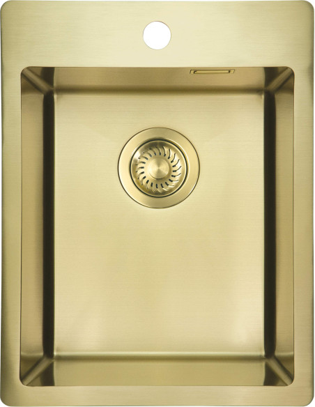 Deante Olfato Precious Steel izlietne, 1 bļoda ZPO_R10E