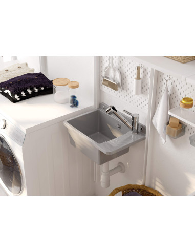 Deante dārza saimniecības izlietne, 1 bļoda — pie sienas stiprināma ZYT_311A