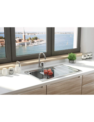 Deante Aster virtuves jaucējkrāns ar salokāmu snīpi BCA_061M