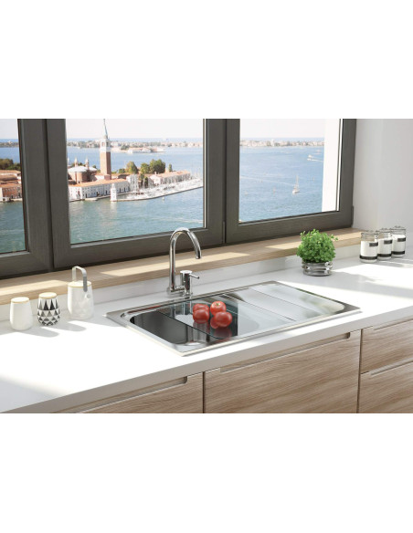 Deante Aster virtuves jaucējkrāns ar salokāmu snīpi BCA_061M