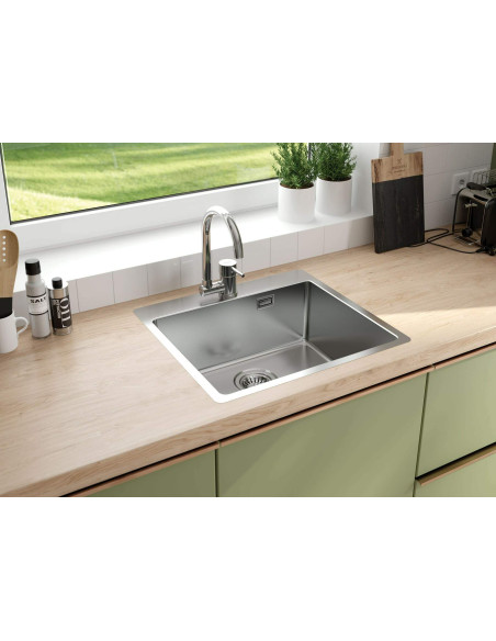 Deante Aster virtuves jaucējkrāns ar salokāmu snīpi BCA_061M