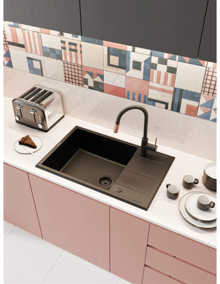 Deante Aster virtuves jaucējkrāns, ar ūdens filtra pieslēgumu BCA_B64M