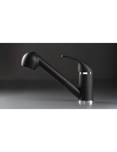 Deante Pepe virtuves jaucējkrāns ar izvelkamu snīpi - 2 straumes veidi BDP_271M