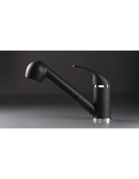 Deante Pepe virtuves jaucējkrāns ar izvelkamu snīpi - 2 straumes veidi BDP_271M