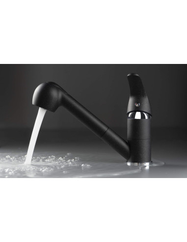 Deante Pepe virtuves jaucējkrāns ar izvelkamu snīpi - 2 straumes veidi BDP_271M