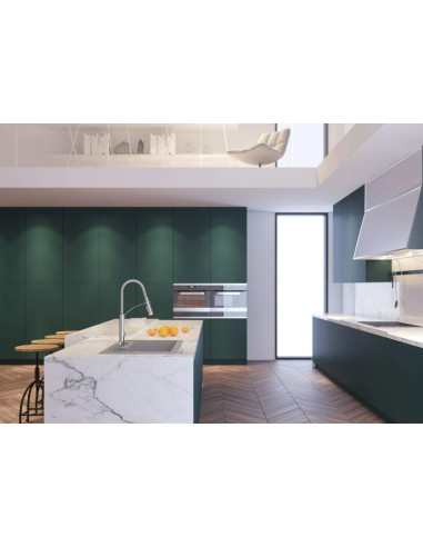 Deante Gerbera virtuves jaucējkrāns ar elastīgu snīpi - 2 plūsmas veidi BGB_072M