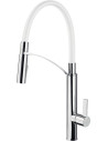 Deante Gerbera virtuves jaucējkrāns ar elastīgu snīpi - 2 plūsmas veidi BGB_W720