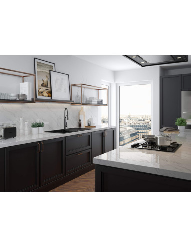 Deante Gerbera virtuves krāns, ar elastīgu snīpi - 2 straumes veidi BGB_N72M