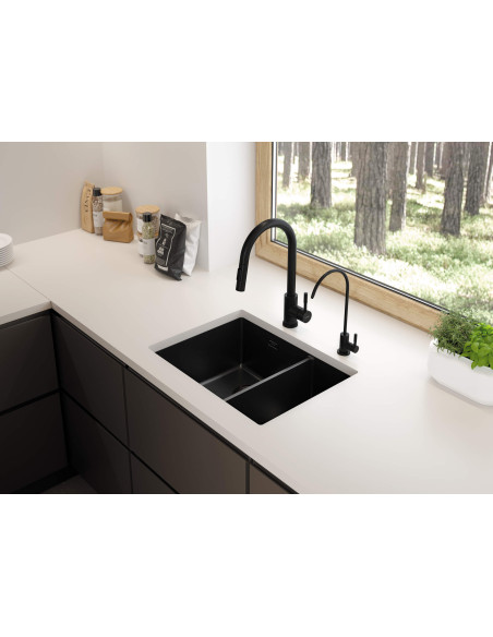 Deante Lima virtuves krāns ar izvelkamu snīpi - 2 straumēšanas veidi BBM_N72M