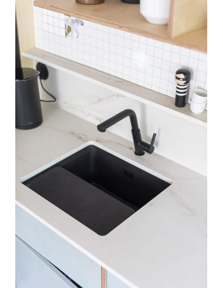 Deante Silia Virtuves krāns, ar izvelkamu snīpi BQS_N73M