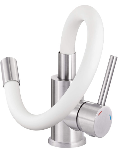 Deante Luno virtuves jaucējkrāns ar nolokāmu snīpi BOC_W720