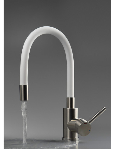 Deante Luno virtuves jaucējkrāns ar nolokāmu snīpi BOC_W720