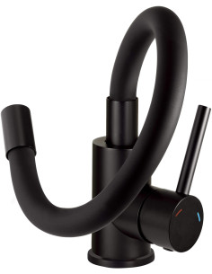 Deante Luno virtuves jaucējkrāns ar nolokāmu snīpi BOC_N72M 2