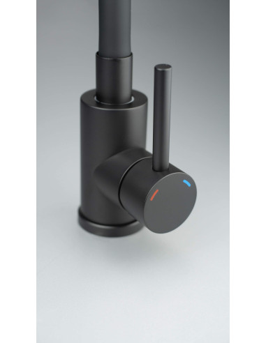 Deante Luno virtuves jaucējkrāns ar nolokāmu snīpi BOC_N72M