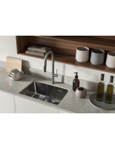 Deante Olfato Virtuves jaucējkrāns ar izvelkamu snīpi - 2 straumes veidi BQO_D72M 2