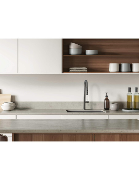 Deante Olfato Virtuves jaucējkrāns ar izvelkamu snīpi - 2 straumes veidi BQO_D72M