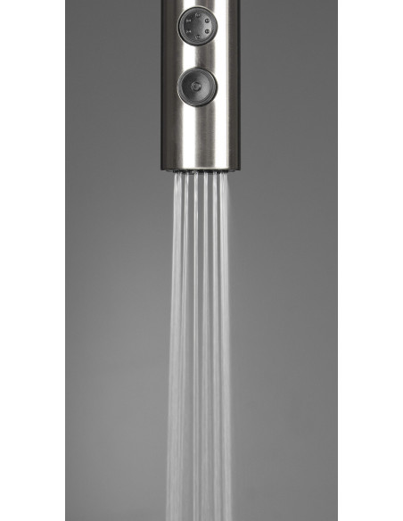 Deante Olfato Virtuves jaucējkrāns ar izvelkamu snīpi - 2 straumes veidi BQO_F72M