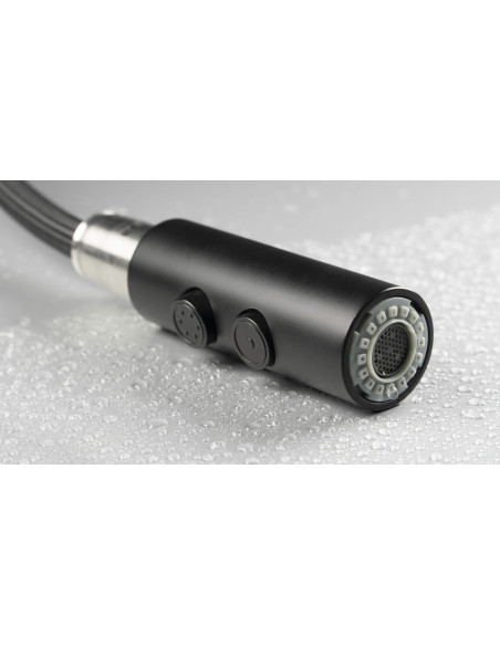 Deante Olfato Virtuves jaucējkrāns ar izvelkamu snīpi - 2 straumes veidi BQO_N72M