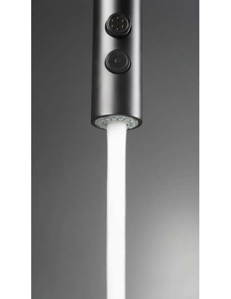 Deante Olfato Virtuves jaucējkrāns ar izvelkamu snīpi - 2 straumes veidi BQO_N72M