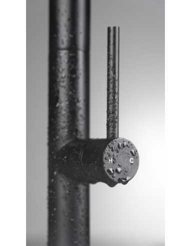 Deante Olfato Virtuves jaucējkrāns ar izvelkamu snīpi - 2 straumes veidi BQO_N72M