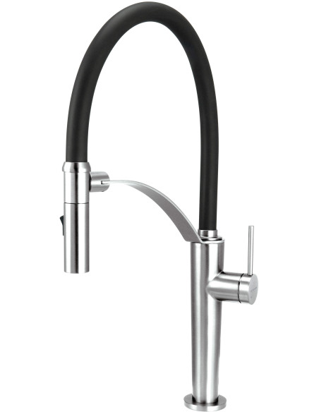 Deante Corda virtuves jaucējkrāns ar elastīgu snīpi - 2 straumes veidi BRC_072M