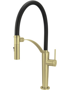Deante Corda virtuves jaucējkrāns ar elastīgu snīpi - 2 straumes veidi BRC_R72M