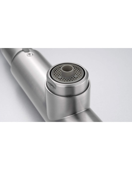 Deante Eridan virtuves jaucējkrāns ar ūdens filtra savienojumu, ar izvelkamu snīpi BRE_F75M Deante Eridan virtuves jaucējkrāns ar ūdens filtra savienojumu, ar izvelkamu snīpi BRE_F75M