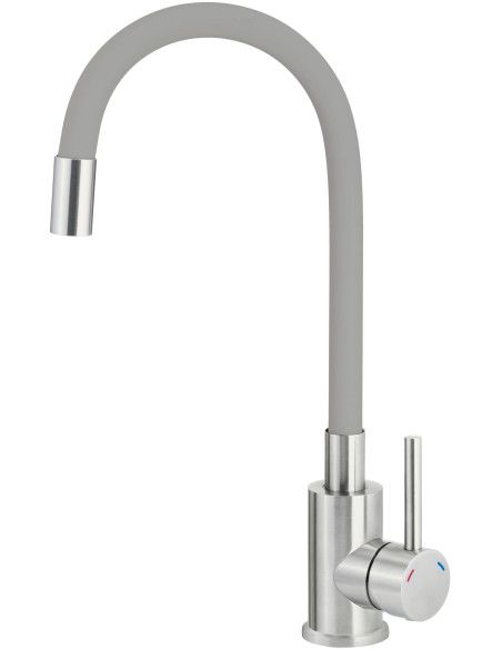 Deante Luno virtuves jaucējkrāns ar locāmu snīpi BOC_S720