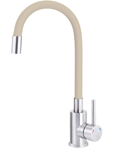 Deante Luno virtuves jaucējkrāns ar locāmu snīpi BOC_5720