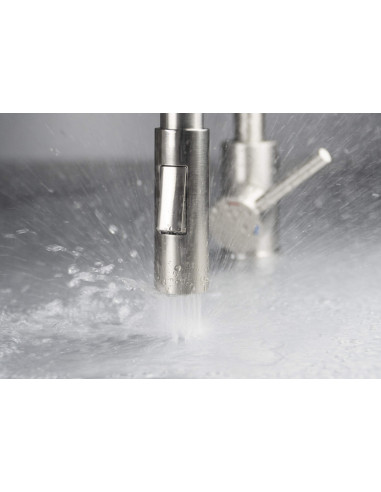 Deante Luno virtuves jaucējkrāns, ar locāmu snīpi - 2 straumes veidi BOC_5740