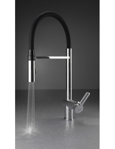 Deante magnētiskais virtuves jaucējkrāns ar elastīgu snīpi - 2 plūsmas veidi BRM_072M