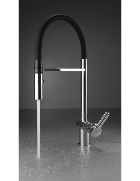 Deante magnētiskais virtuves jaucējkrāns ar elastīgu snīpi - 2 plūsmas veidi BRM_072M