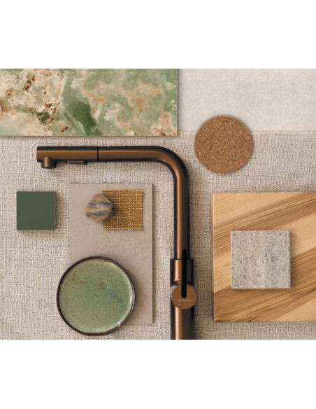 Deante Momi virtuves jaucējkrāns ar izvelkamu snīpi BKM_C73M