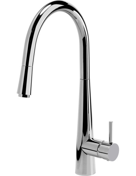 Deante Masala virtuves jaucējkrāns ar izvelkamu snīpi BCS_072M