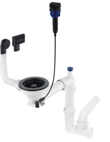 Deante Space-Saver Granīta izlietnes notekas komplekts, 1 bļoda - Space-Saver ZXY_N972