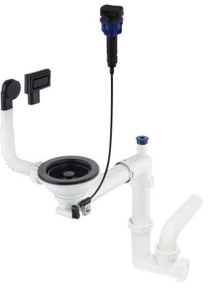 Deante Space-Saver Granīta izlietnes notekas komplekts, 1 bļoda - Space-Saver ZXY_N972