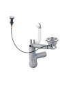 Deante Space-Saver Lux granīta izlietnes notekas komplekts, 1 bļoda - Space-Saver ZXY_9915