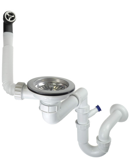 Deante granīta izlietnes notekas komplekts, 1 bļoda - Space-Saver ZXY_9949