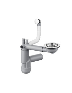 Deante Space-Saver Lux granīta izlietnes notekas komplekts, 1 bļoda - Space-Saver ZXY_9917